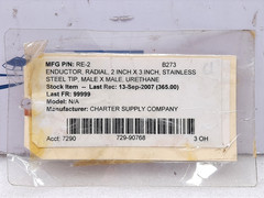 CHAPTER SUPPLY RE-2 RADIAL ENDUCTOR 2 INCH x 3 INCH STAINLESS STEEL TIP