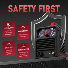 YESWELDER 65A Non-HF Pilot Arc Plasma Cutter 110/220V 4in1 Cutting/Gouging Mark