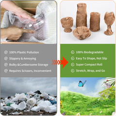 Honeycomb Packing Paper 12″ X 55 Ft – Eco-Friendly Cushioning Wrap for Moving, S