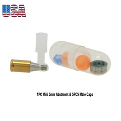 US For Hiossen Oss Implant Locator Abutments PEEK Retention Caps Mini & Regular