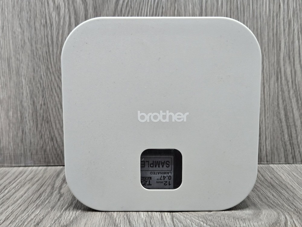 Brother P-touch Cube Bluetooth Label Printer – White (PT-P300BT) No Power Supply