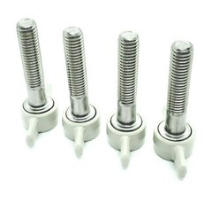 5/16″ Thumb Screw T Bolts Gray Butterfly Clamping Knob Multiple Sizes Stainless
