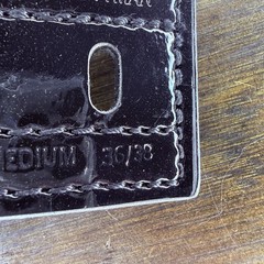 Dutyman Duty Belt Size 36″-38″ Black High Gloss Leather 5031 Width 2.25″