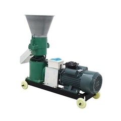 5mm Animal Feed Pellet Mill Machine Feed Granulator Machine 2 Head Rollers 220V