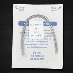 10Packs Dental Orthodontic Niti Arch Wire Super Elastic Oval Form Round 100pcs