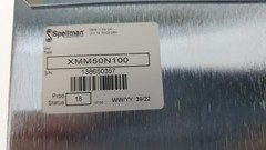 Spellman XMM50N100 High Voltage Power Supply 50kV 100W Tested Working Excellent