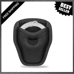 Open Top Handcuff Holder, Handcuff Case, Secure Belt Attachment, Fits Standard