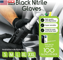 Black Nitrile Disposable Gloves | 4.5 Nitrile Disposable Safety Medical Cooking