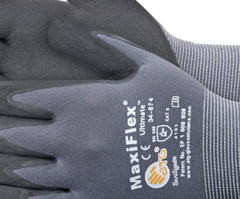 ✅34-874 MaxiFlex Ultimate Micro Foam Nitrile Grip Coated PROTECTIVE WORK GLOVE ✅