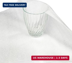100 Pack Foam Sheets 12″x12″ 1/16″ Thick – Premium Foam Wrap Cushioning Packing