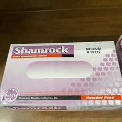 Shamrock Powder Free Examination Latex Gloves 400 PCS Medium