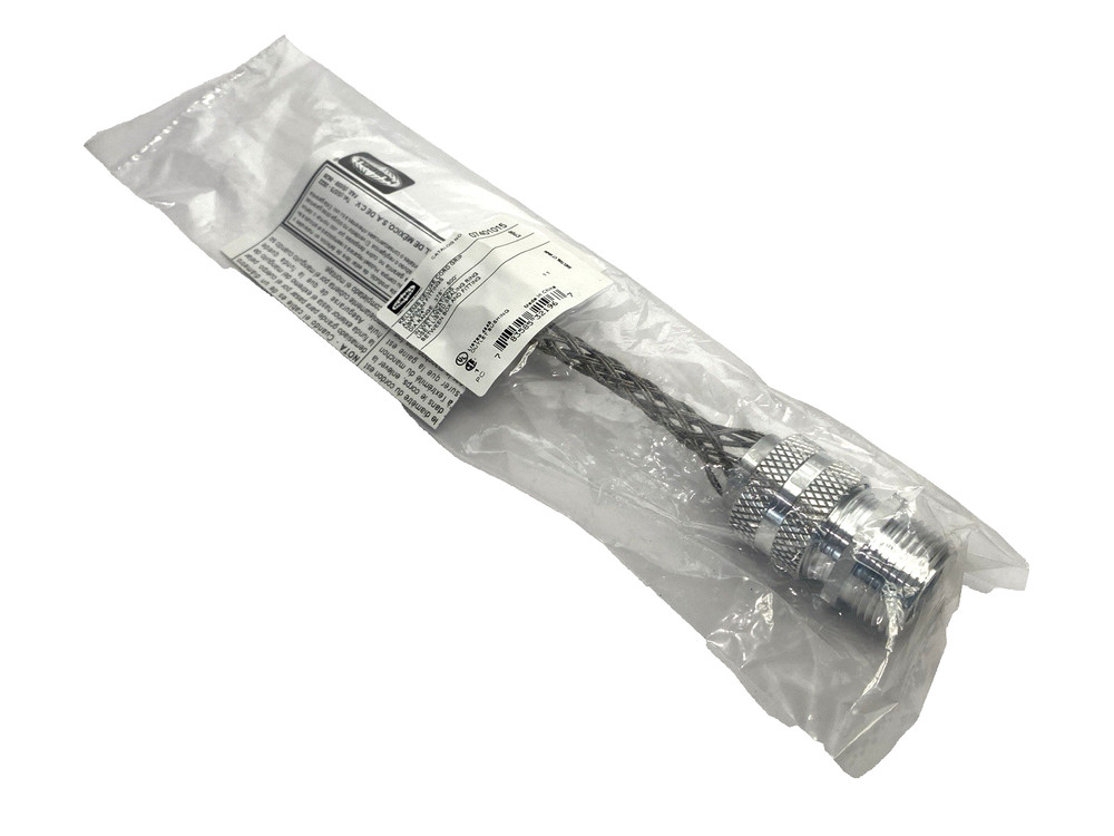 Hubbell 07401015 Deluxe Cord Grip Straight Male 3/4″ NPT, .375-.5″ Dia. Range