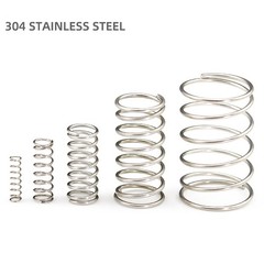 A2 Stainless Steel Heavy Duty Compression Spring 2mm Wire Diameter Various Sizes