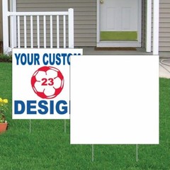 2’x2′ 4mm Corrugated Plastic Blank Yard Signs – Vertical Flutes – Bundle of 25