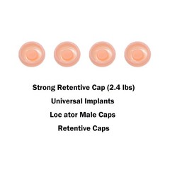 US Dental Locator Abutment& Male Cap Inserts Kit For Osstem Hiossen Mini/Regular