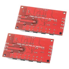 2PCS DC 12V 10A Adjustable Time Delay Relay Module LED Digital Timer Switch US