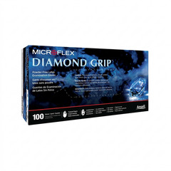 Microflex MF300XL-10 Diamond Grip Exam Gloves, PF Latex, XLarge (Pack of 1000)