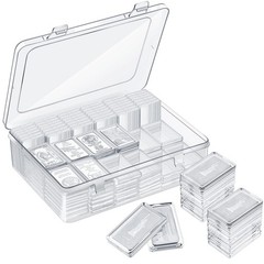 Batiyeer 200 Pcs 1 oz Silver Bar Case 2.16 inches x 1.37 x 2.4