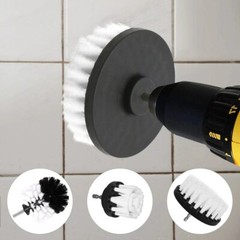 3-Pack Brush Set Power Kit Scrubber Drill Attachments For All type of Cleaning