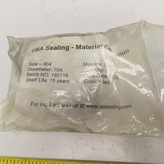 USA Sealing Size 404 Buna-N Round O-Ring 1/4″ CS 1-7/8″ x 2-3/8″ OD Lot Of 5