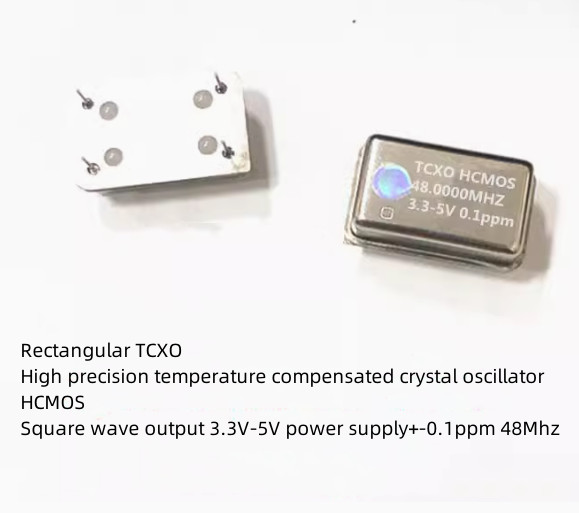 Rectangle High-precision 0.1ppm 3.3V-5V HCMOS DIP14 TCXO Crystal 48MHZ 48.000M