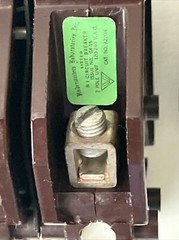 Wadsworth A220N 20 Amp 2 Pole 2P Type A METAL FOOT Circuit Breaker A220 WA220
