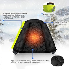 Multi-Use Reflective Construction Jacket – XL hi-vis Rain Gear for All Seasons