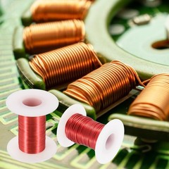 41 AWG Magnet Wire, 41 Gauge 2 oz Enameled Copper Wire, 155C(311F), Red,White
