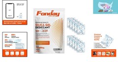 100 Pack Food Grade Silica Gel Desiccants – Moisture Absorbers for Safe Storage