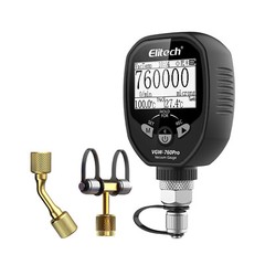 Elitech Full-Range Micron Gauge Wireless Vacuum Gauge w/Adaptor VGW-760pro
