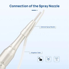 Dental 1:2 Increasing Surgical Osteotomy Handpiece Straight E-type HP Φ2.35mm