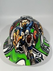 New Full Brim Hard Hat Custom Hydro Dipped SEATTLE SEAHAWKS