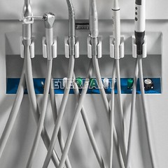 Portable Dental Unit Delivery Unit with Air Compressor Curing Light Scalers