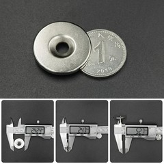 5/10 Pcs 25×3-5 Magnet 25mm X 3mm Hole 5mm Round Super Powerful Strong Permanent