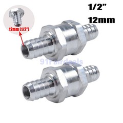 12mm 1/2 Inch Inline Check Valve Fuel Diesel Liquid Oil Air One Way Non Return