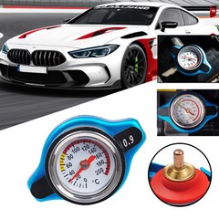Car Truck Radiator Cap Cover Water Temperature Gauge head 0.9-1.3 Bar Small K5K6