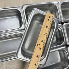 Winco Stainless Steel 1/9 Size Steam Table Pans Lot 9 NSF SPJL-902 18-8