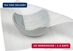 100 Pack Foam Sheets 12″x12″ 1/16″ Thick – Premium Foam Wrap Cushioning Packing