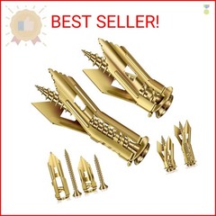 PVZZRKL 160 Pcs Self Drilling Drywall Anchors with Screws, 2Sizes 80 Sheetrock A