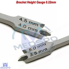 Dental Measuring Wick Type Gauge Orthodontic Bracket Positioning Height Gauge
