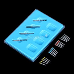 Dental Glass Fiber Post Teeth Restorative Refill Screw Posts 1.2 1.4 1.6 1.8mm
