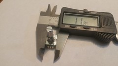 Alps Rotary Encoder w/ Momentary Switch – 30 Detents / 360 Degrees – PC Board