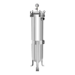 2″ NPT Bag Filter Housing 150 Psi 304 Stainless Steel In/Out #2 Bag with meshUS