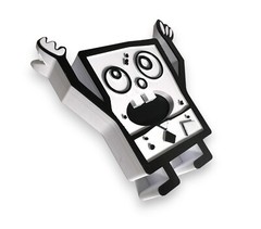 Doodle Bob Pencil Holder Desk Ornament 3D Printed