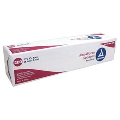 Dynarex 2″ x 2″ 4-ply Non-Sterile Non-woven Sponges, 4000/case – Medical Sponges