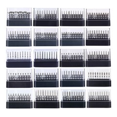 AZDENT Dental Super Coarse Diamond Polishing Burs FG for High Speed Handpiece