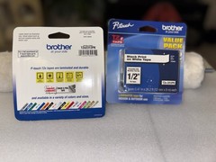 2 New Brother P-Touch TZe-231 2PK Blk on White /4 Total