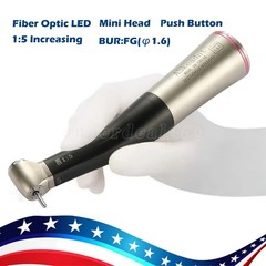 1:5 ratio Dental Fiber Optic LED Contra Angle Handpiece Inner 4 Spray /Rotor OR