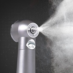 AZDENT Dental Fiber Optic LED E-generator High Speed Handpiece Turbine 4/2 Hole