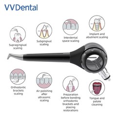 2/4 Holes Dental Air Flow Teeth Polishing Polisher Handpiece Hygiene Prophy Jet